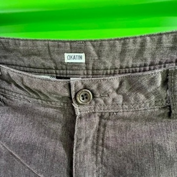 Katin USA Mens Hybrid Walk Shorts Brown Heathered Size 32 Surf Casual - Picture 3 of 12